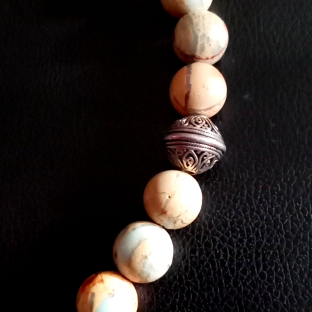 SAMUEL B BEAUTIFUL INDONESIA MADE BEAD NECKLACE - Picture 4 of 9